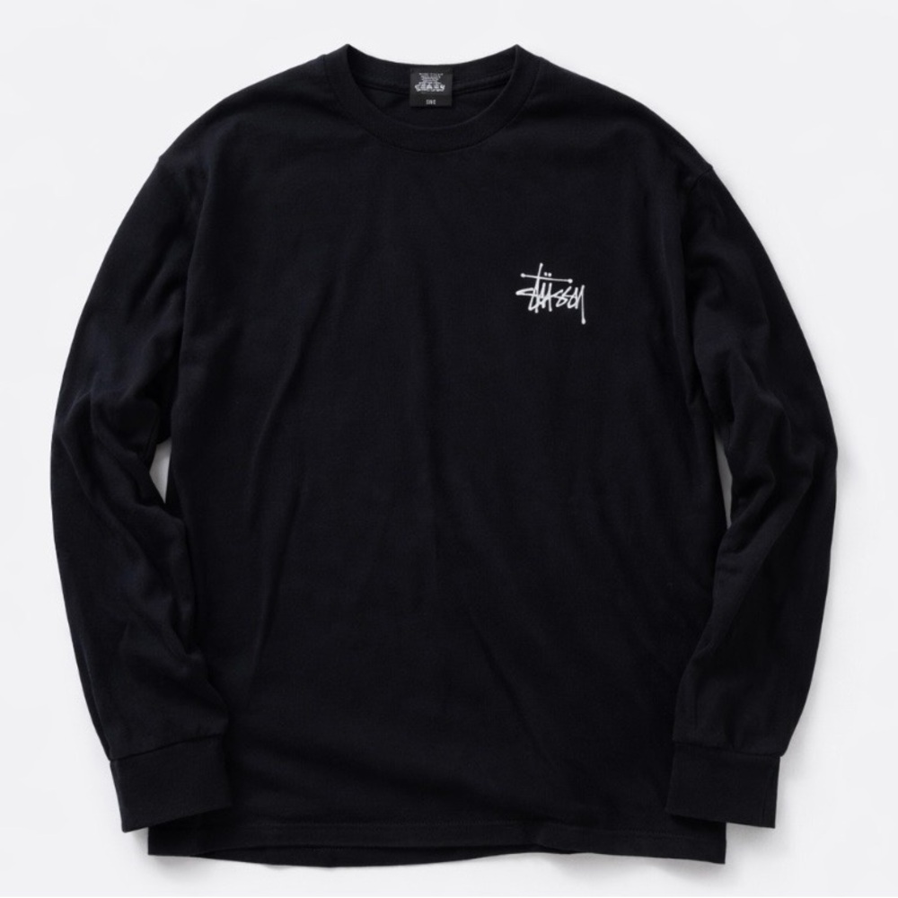 Stussy Classic Black Long Sleeve Tee